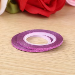 Fir metalic adeziv modele unghii 3D mat #321104 Folie fir metalic unghii